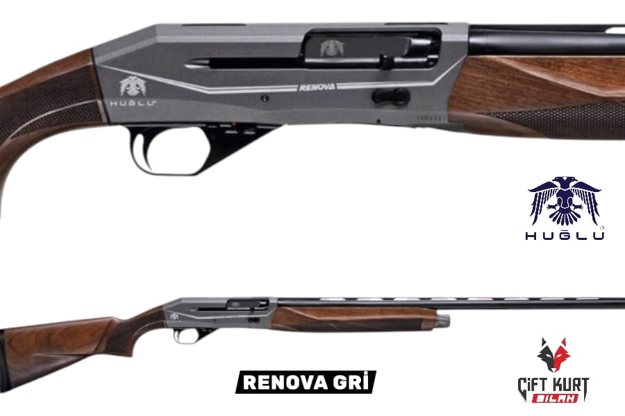 Huğlu RENOVA GRİ Tüplü Şarjörlü Yarı Otomatik Av Tüfeği